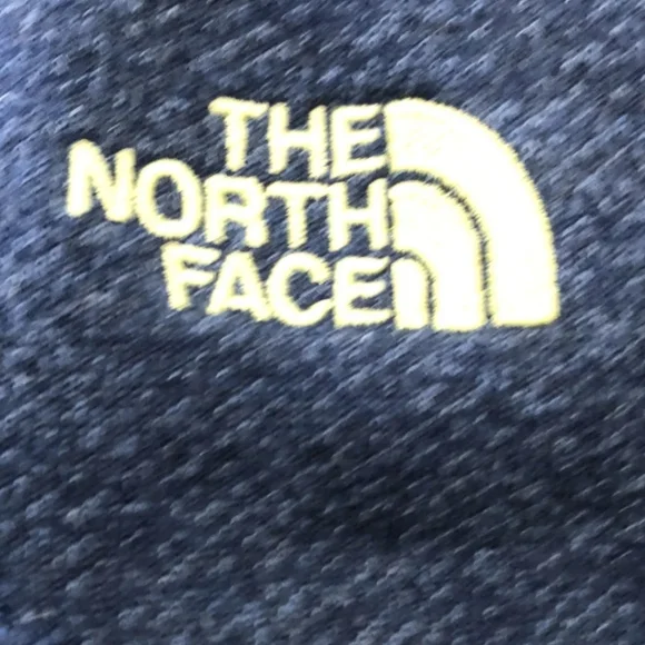 The North Face Women's Blue Neon Green Full Zipper Hoodie Sweater Size Large - Picture 2 of 4
